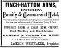 Ewerby, Finch-Hatton Arms, Advertisement